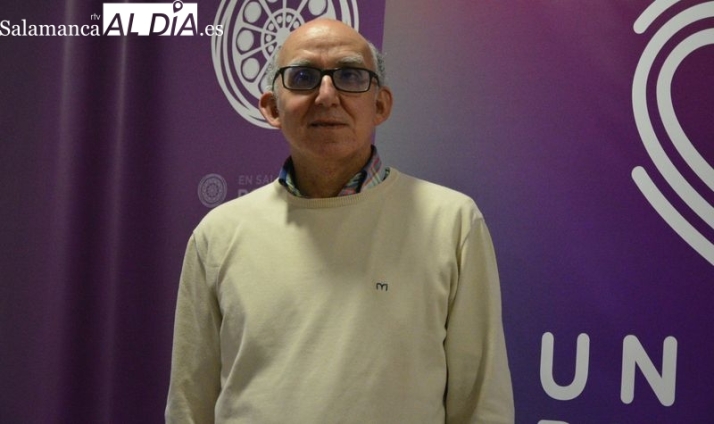 José Vicente Delgado, número uno de la lista de Unidas Podemos en Salamanca para las elecciones a las Cortes de Castilla y León