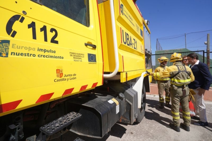 Nuevo camión autobomba del operativo INFOCAL en Salamanca