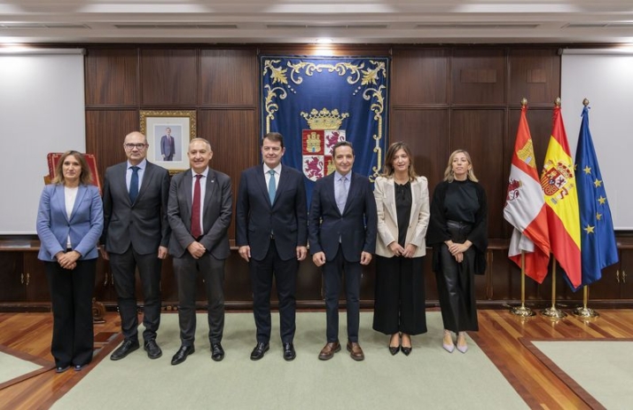 Reunión de los rectores de CyL con el presidente de la Junta