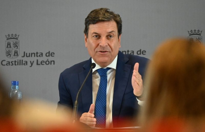 El consejero de Economía y Hacienda y portavoz de la Junta, Carlos Fernández Carriedo. Foto JCYL