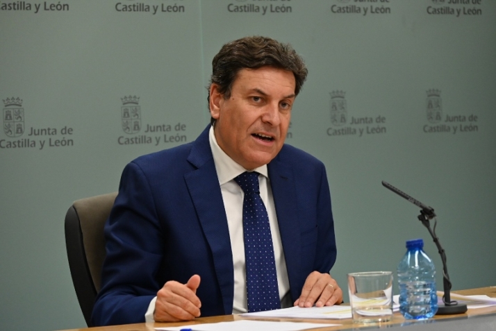 El consejero de Economía y Hacienda, Carlos Fernández Carriedo. Foto JCyL