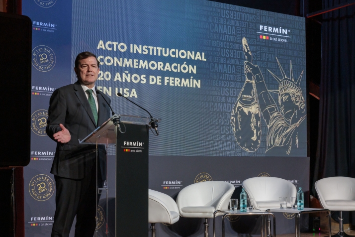 Alfonso Fernández Mañueco durante su intervención | JCYL