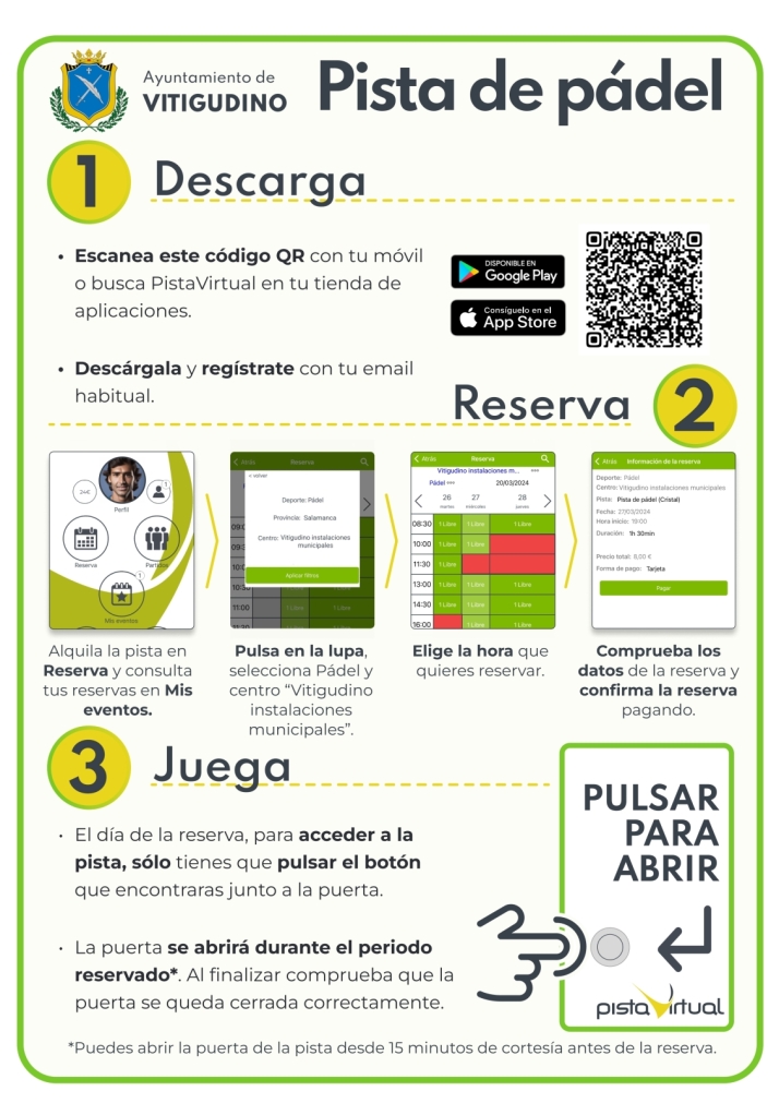 Vitigudino estrena su nueva pista de pádel con un sistema de reserva digital a través de una app | Imagen 1