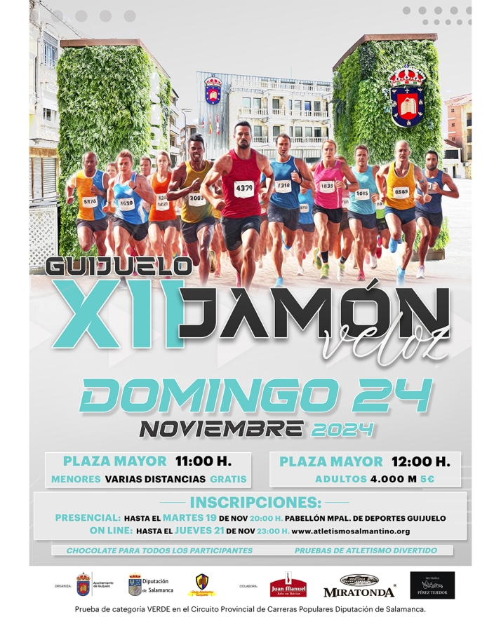 Ya hay fecha para la XII edici&oacute;n de la carrera popular Jam&oacute;n Veloz que se celebra en Guijuelo  | Imagen 1