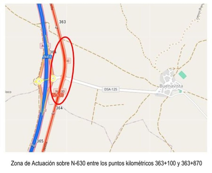 Las obras de mejora en la N-620, N-630 y SA-20 en Salamanca provocarán cortes y desvíos en el tráfico desde este miércoles | Imagen 2