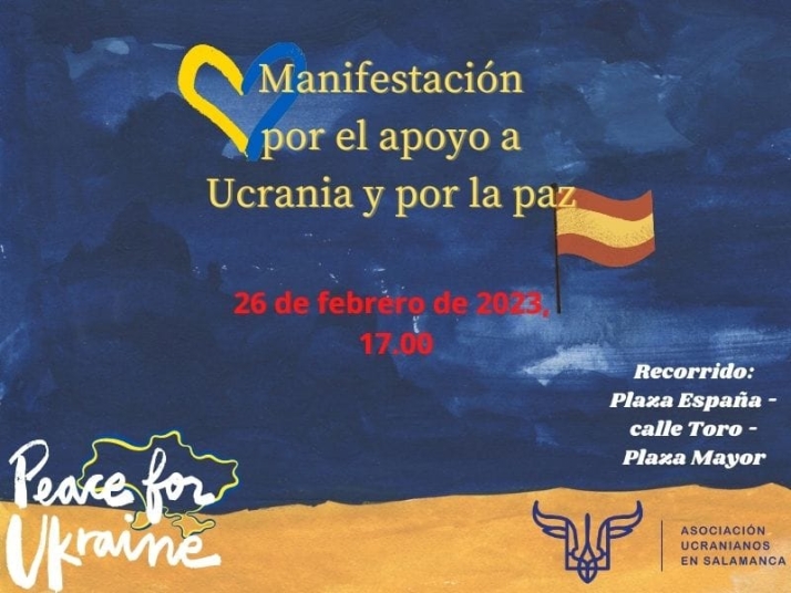 Una manifestaci&oacute;n recorrer&aacute; Salamanca en apoyo a Ucrania | Imagen 1