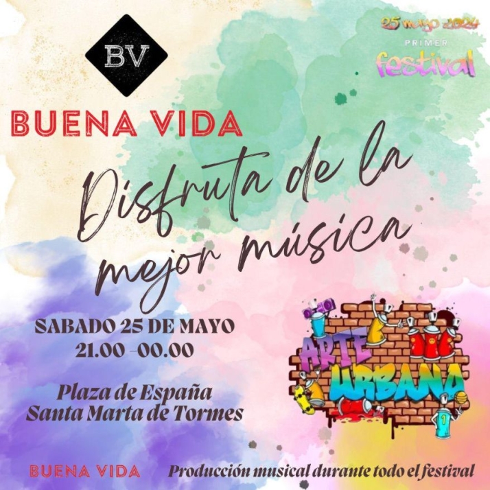 Arte, m&uacute;sica y gastronom&iacute;a se dan cita este s&aacute;bado en el I Festival de Arte Urbano de Santa Marta | Imagen 3