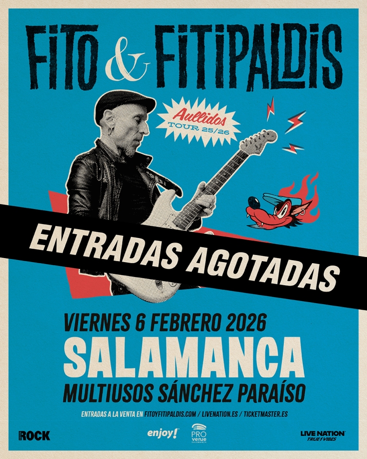 Salamanca se rinde a Fito &amp; Fitipaldis: el Multiusos se queda peque&ntilde;o para la llegada del 'Aullidos Tour' | Imagen 1