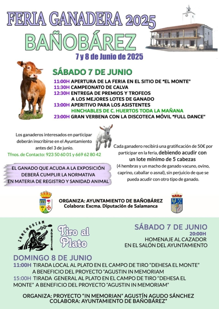 Bañobárez calienta motores para su Feria Ganadera del 7 de junio | Imagen 1