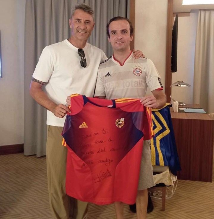 Damián Castaño recibe una visita muy especial antes de su compromiso en Bilbao | Imagen 1