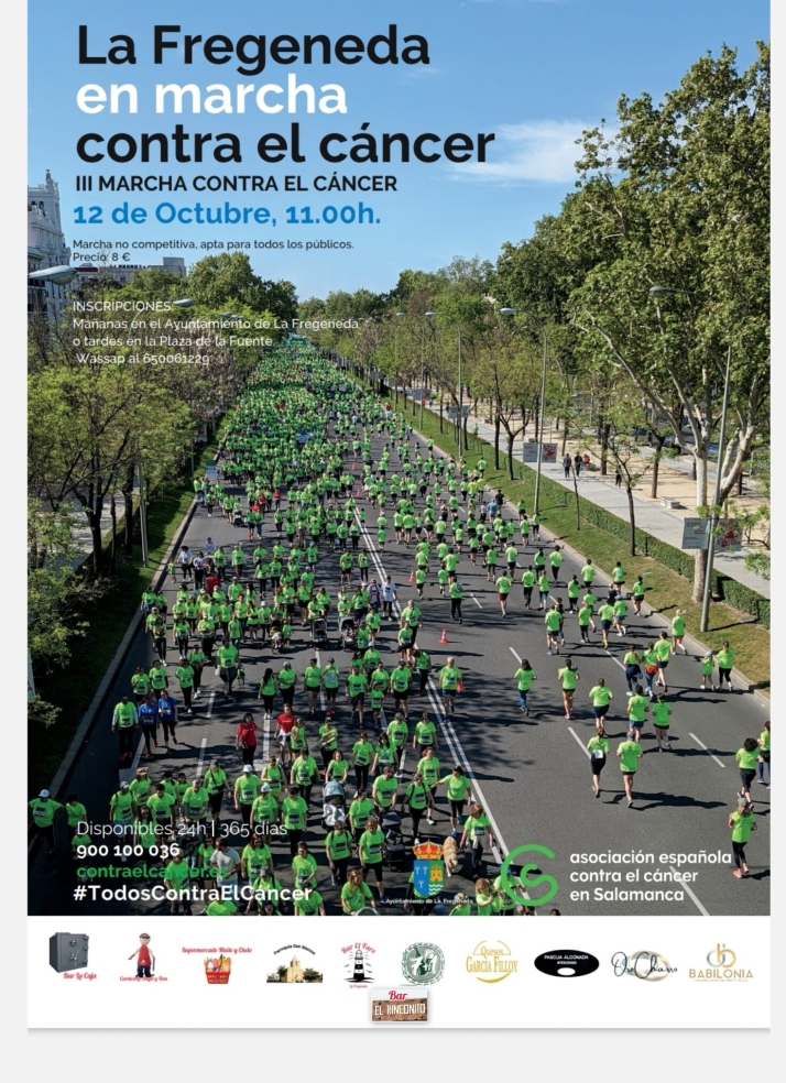 La Fregeneda se une contra el c&aacute;ncer con su tercera marcha solidaria el 12 de octubre | Imagen 1