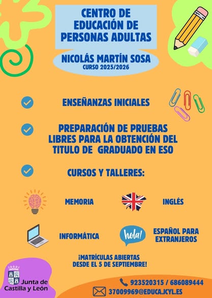 De la ESO para adultos al crochet y la gimnasia rítmica: la variada oferta del nuevo curso en Vitigudino | Imagen 1