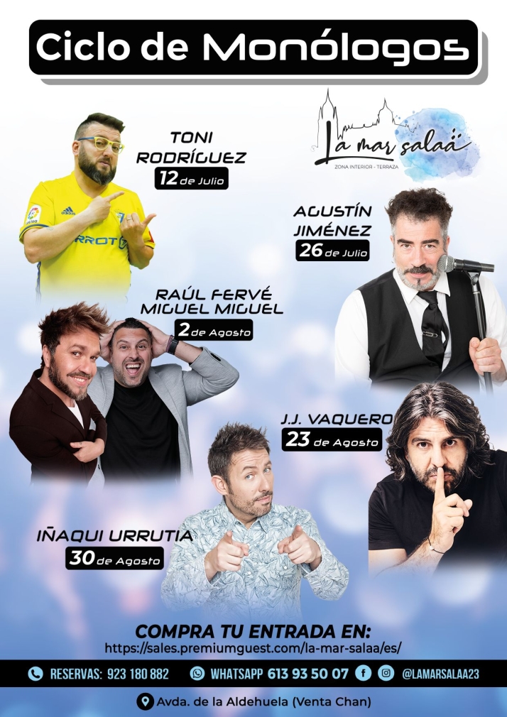 Llenazo a la vista: ya no hay entradas para ver a Agust&iacute;n Jim&eacute;nez este viernes en los mon&oacute;logos de &lsquo;La Mar Sala&aacute;&rsquo; | Imagen 1