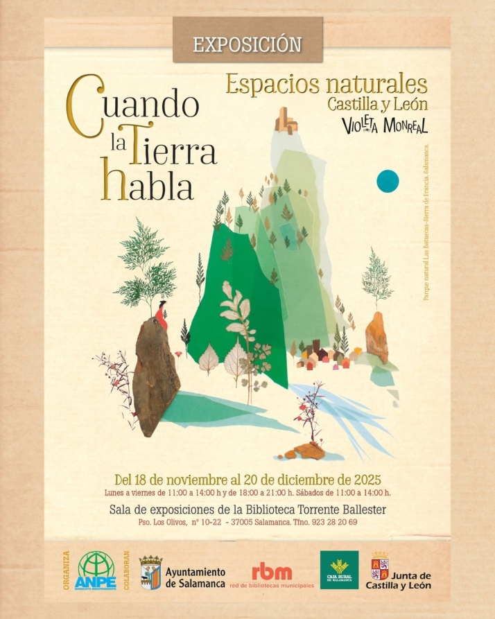 FOTOS | Violeta Monreal inaugura su exposición "Cuando la Tierra Habla" en Salamanca | Imagen 1