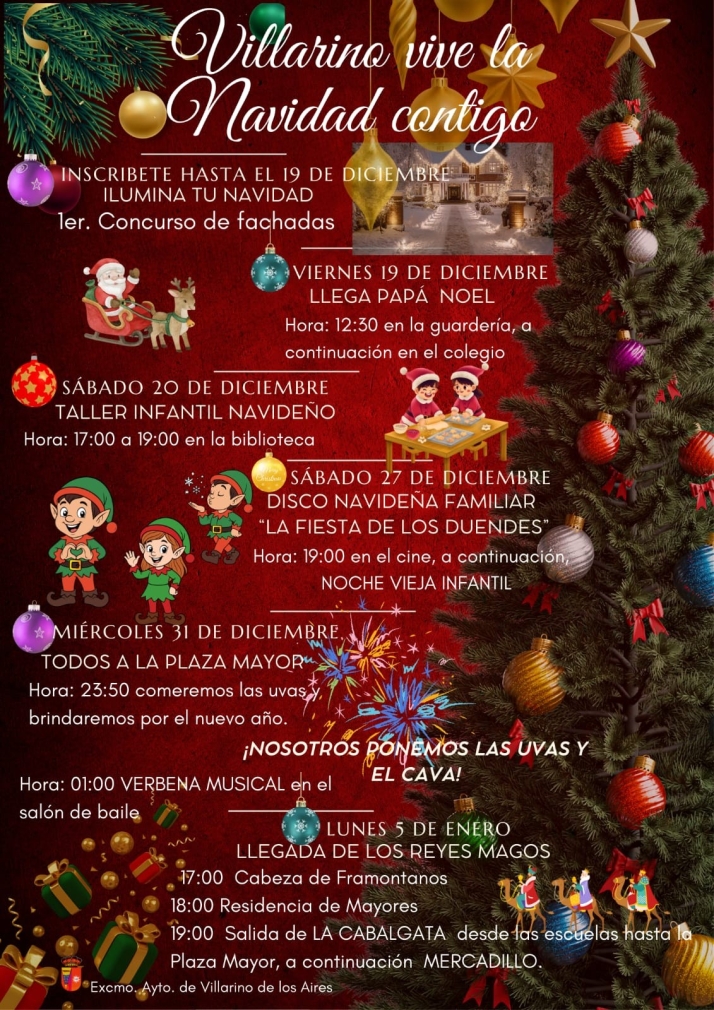 Villarino de los Aires estrena su programa de Navidad con un concurso de decoración de fachadas | Imagen 1