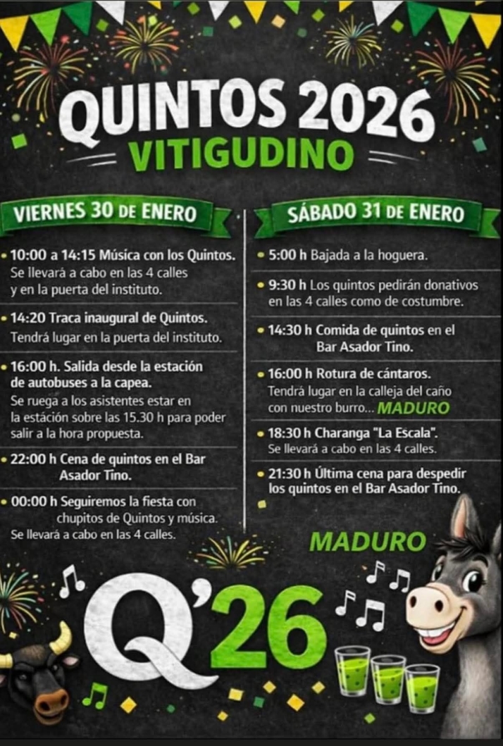 Ya se sienten los Quintos de Vitigudino 2026 | Imagen 1