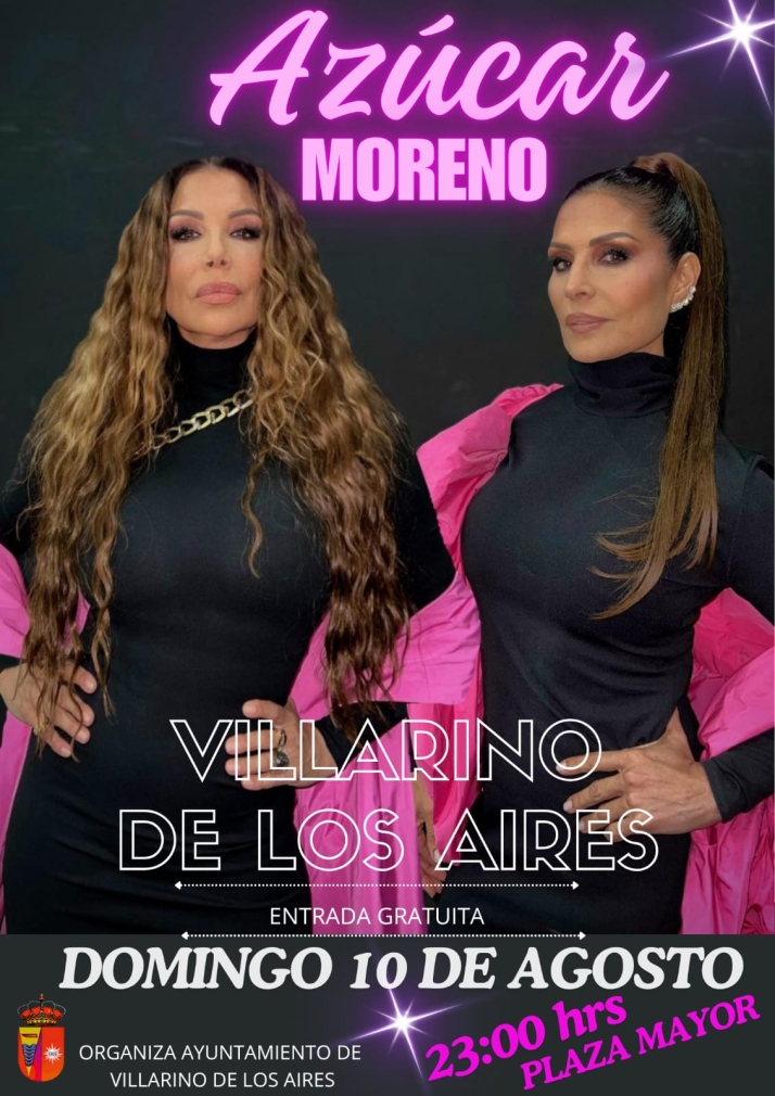 Az&uacute;car Moreno ofrecer&aacute; un concierto gratuito en Villarino como pr&oacute;logo de las fiestas de San Roque | Imagen 1