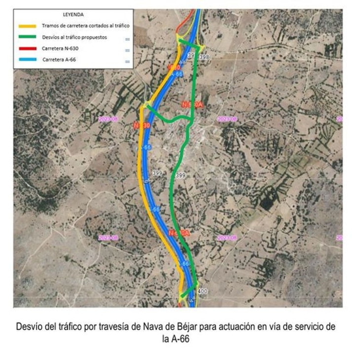 Las obras de mejora en la N-620, N-630 y SA-20 en Salamanca provocarán cortes y desvíos en el tráfico desde este miércoles | Imagen 6