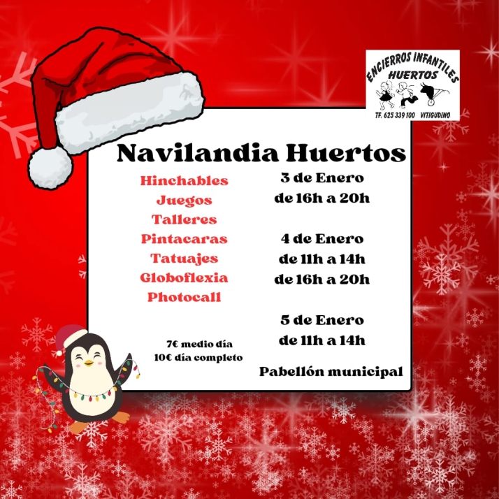 Los m&aacute;s peque&ntilde;os disfrutan en Vitigudino de la Navidad con Navilandia Huertos | Imagen 1