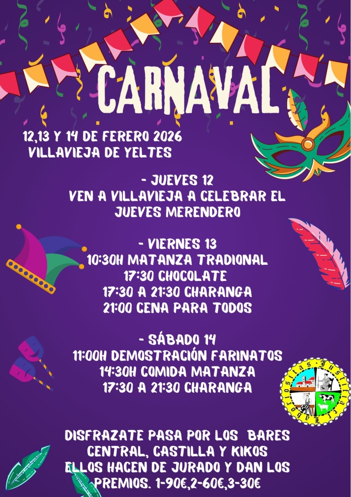 Villavieja de Yeltes une el Carnaval y la Matanza Tradicional en tres d&iacute;as de fiesta | Imagen 1