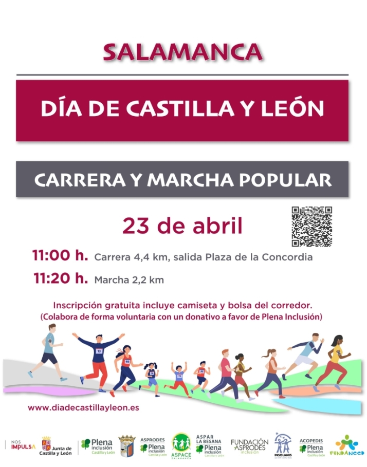 Inscripci&oacute;n gratuita para la carrera y marcha popular del D&iacute;a de CyL en Salamanca | Imagen 1