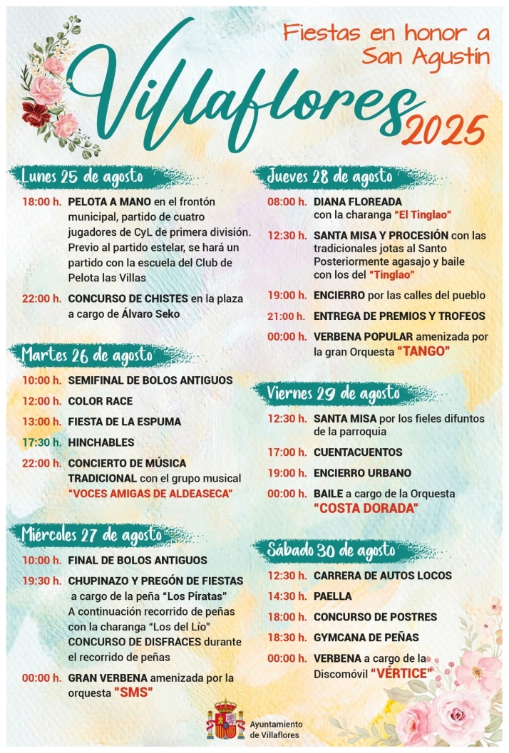 Villaflores apuesta por las verbenas y los encierros en sus fiestas de San Agust&iacute;n | Imagen 1