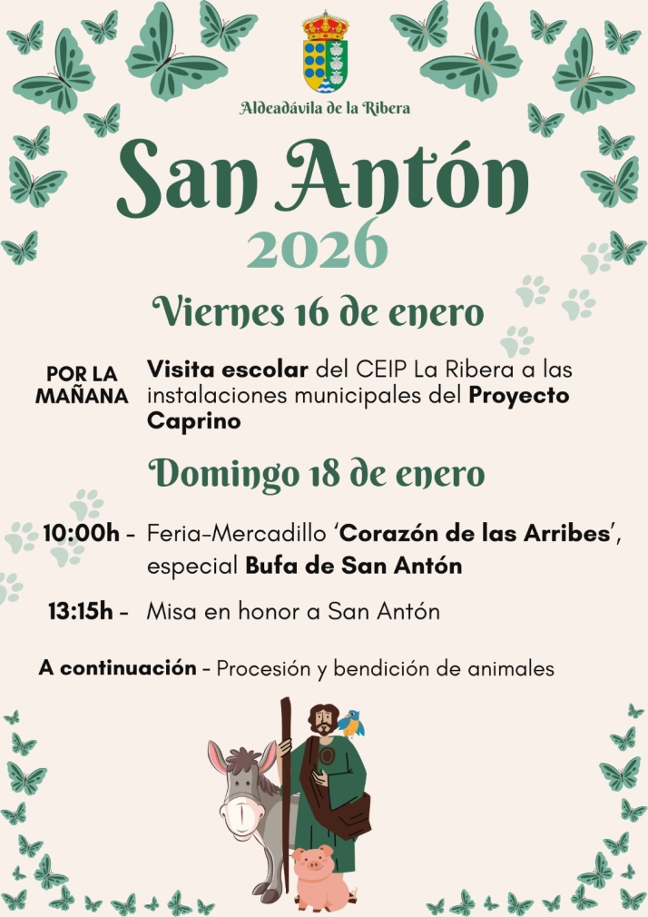 Aldead&aacute;vila celebra San Ant&oacute;n con la 'Bufa', primera mascarada de invierno, y la feria 'Coraz&oacute;n de las Arribes' | Imagen 1