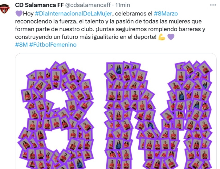 El mundo del deporte salmantino saca pecho por el 8M (V&Iacute;DEO) | Imagen 3