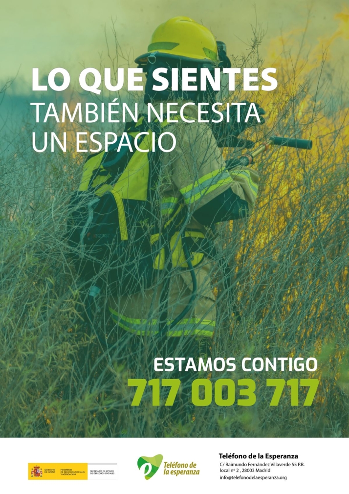 El impacto emocional de los incendios: el Teléfono de la Esperanza ofrece ayuda psicológica gratuita | Imagen 1