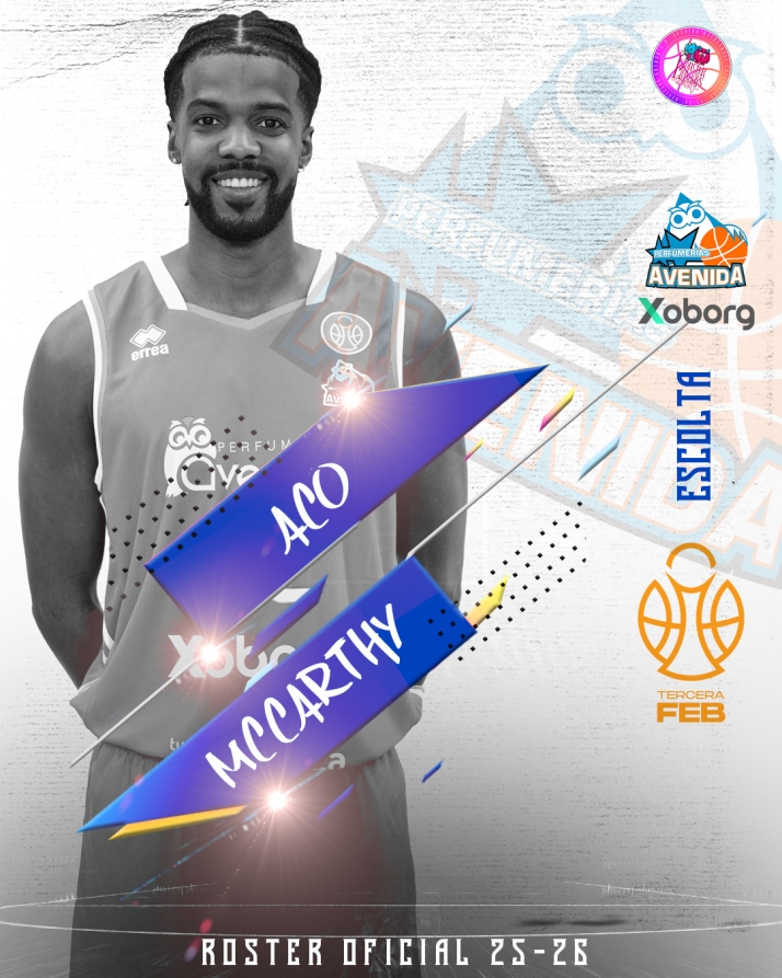 El capitán se queda: Aco McCarthy liderará al Avenida Xoborg en su asalto al ascenso a Segunda FEB | Imagen 1