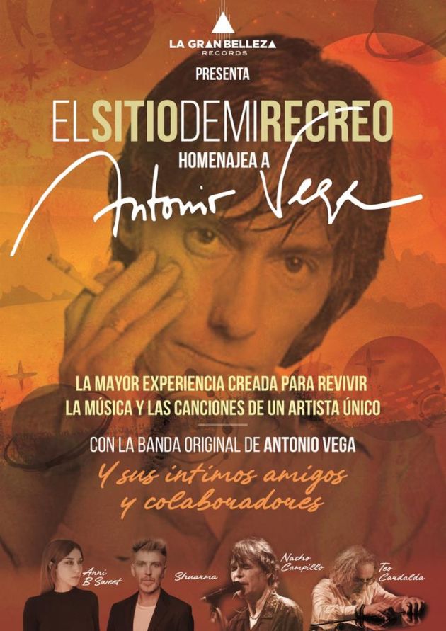 'El sitio de mi recreo', el homenaje a Antonio Vega, llega este s&aacute;bado en Salamanca | Imagen 1