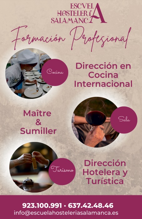 Fusi&oacute;n entre gastronom&iacute;a, maridaje y cine en la Escuela de Hosteler&iacute;a de Salamanca | Imagen 1