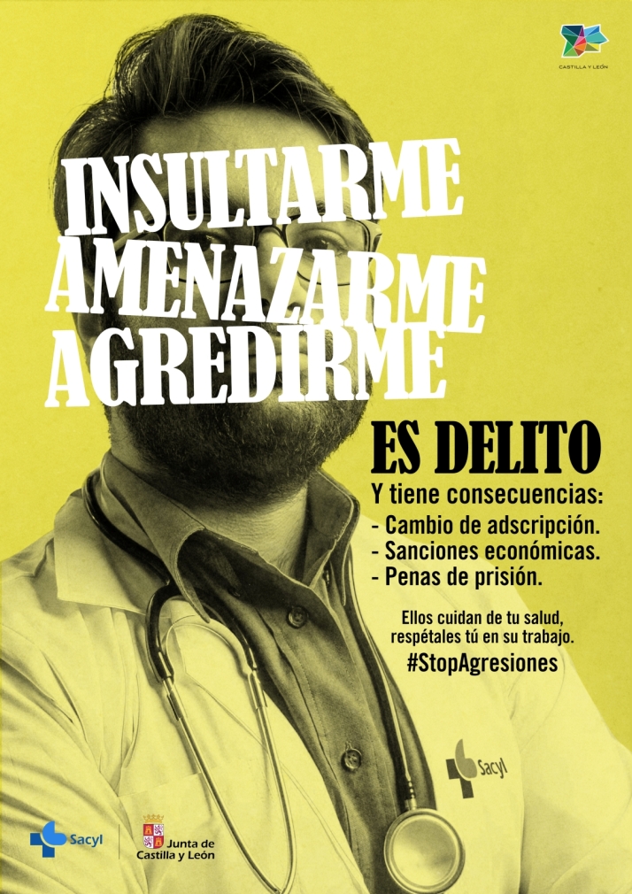 &quot;Ellos cuidan de tu salud, resp&eacute;tales&quot;: campa&ntilde;a de sensibilizaci&oacute;n frente a las agresiones a los sanitarios | Imagen 1