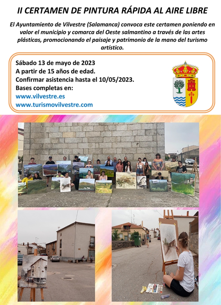 El Ayuntamiento de Vilvestre organiza el 13 de mayo el II Certamen de pintura r&aacute;pida | Imagen 1