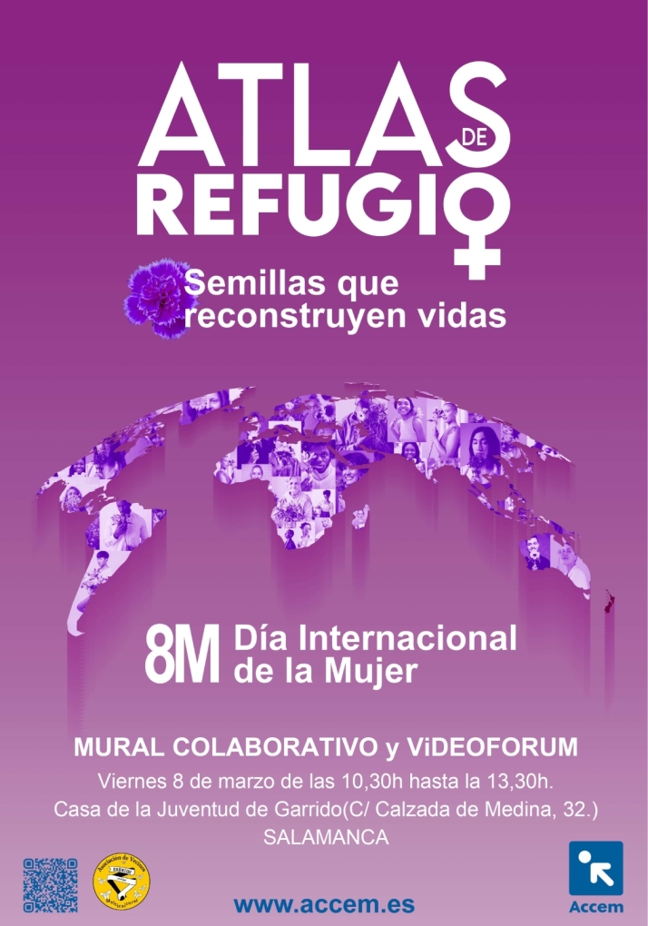 Mural colaborativo y videoforum, actividades de Accem Salamanca este 8M | Imagen 1