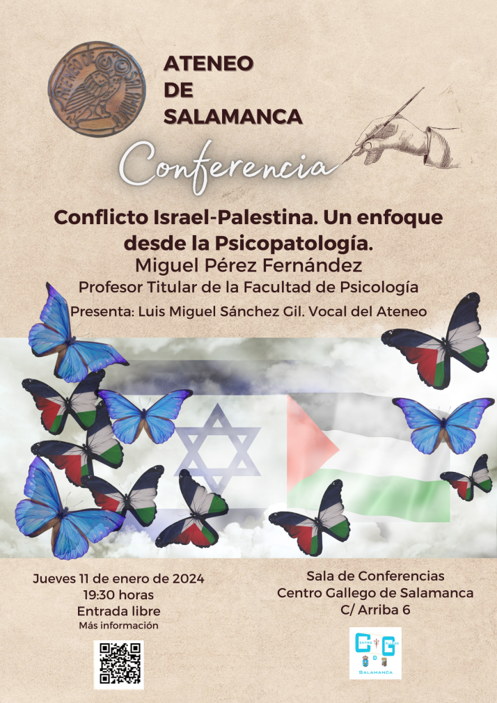 Nueva conferencia sobre el Conflicto de Israel y Palestina en Salamanca | Imagen 1