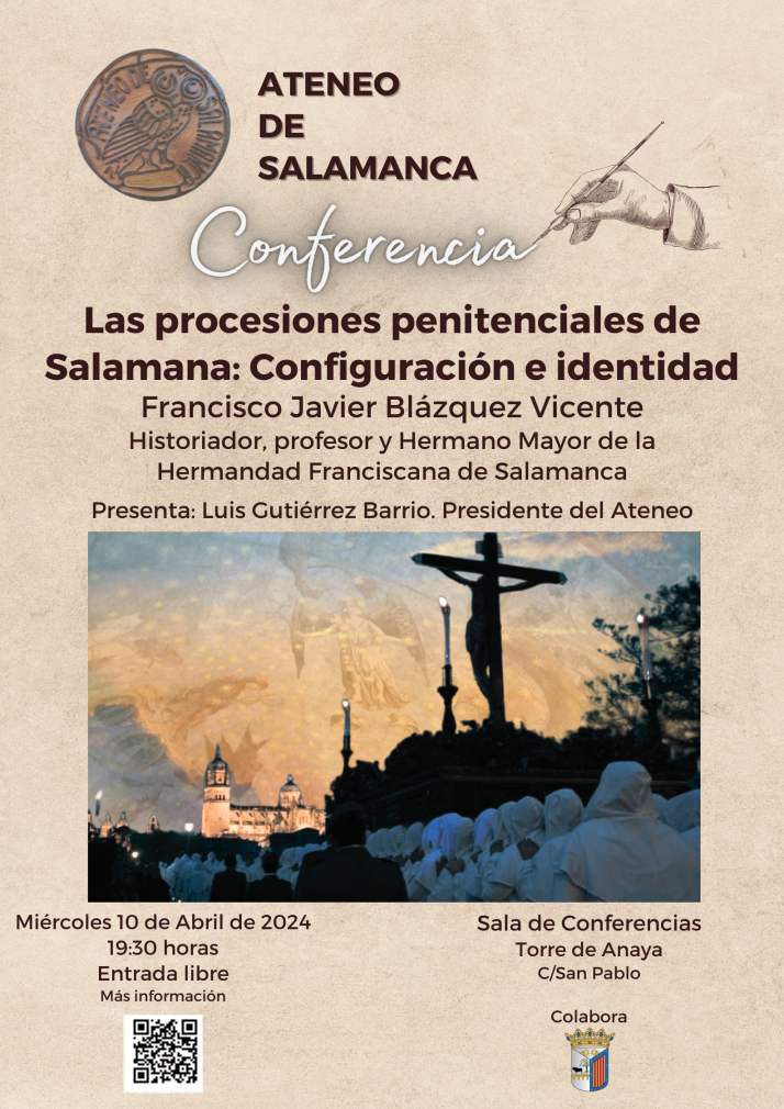 Las procesiones penitenciales de Salamanca, protagonistas en esta conferencia | Imagen 1