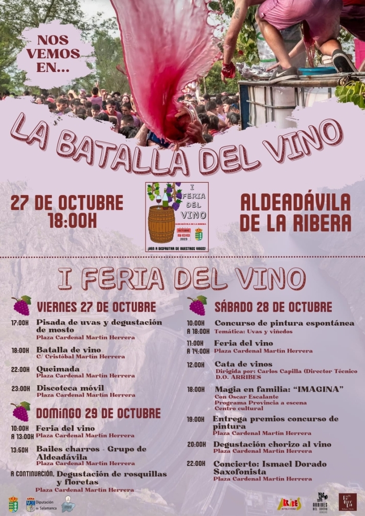 Aldead&aacute;vila impulsa el sector vin&iacute;cola con la I Feria del Vino | Imagen 1