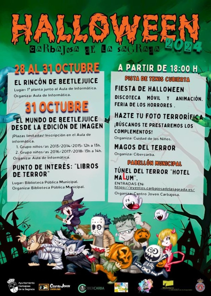 Carbajosa celebrar&aacute; Halloween con el t&uacute;nel del terror y una gran fiesta con animaci&oacute;n musical | Imagen 1