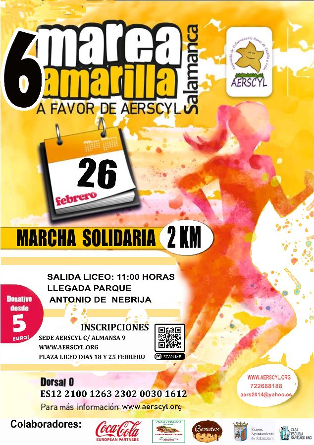 Salamanca acoge este domingo la Marea Amarilla a favor de las Enfermedades Raras  | Imagen 1