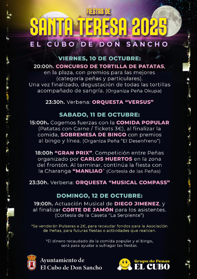 Verbenas, un 'Gran Prix' y concursos gastron&oacute;micos para honrar a Santa Teresa en El Cubo de Don Sancho | Imagen 1