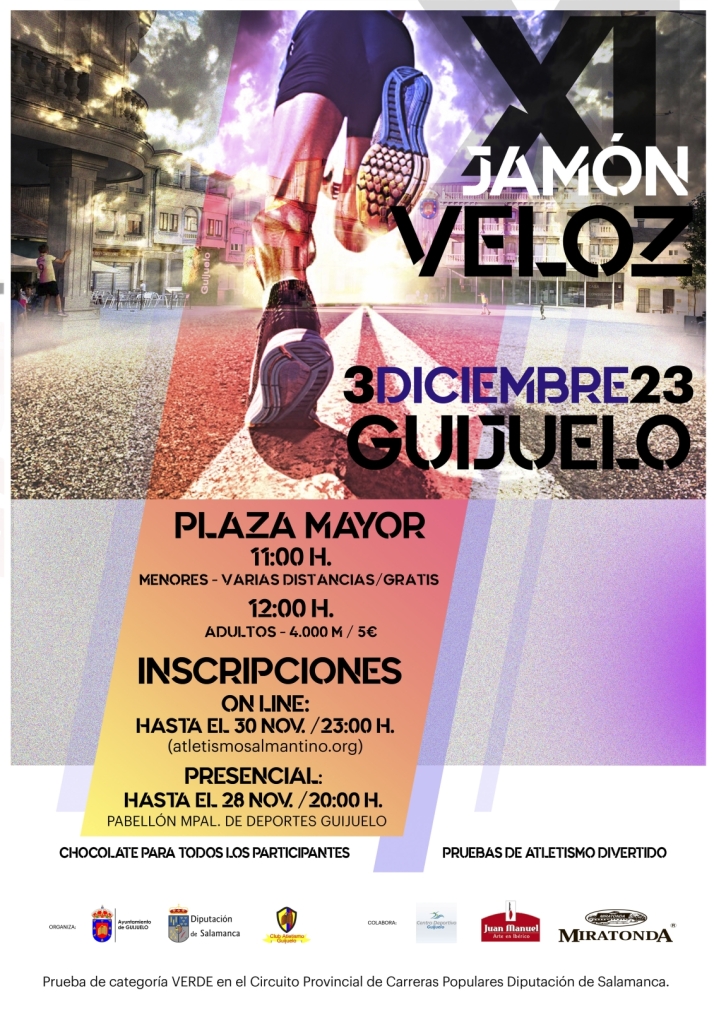 El XI Jam&oacute;n Veloz se celebra el 3 de diciembre en Guijuelo | Imagen 1