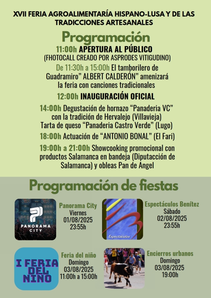 Peralejos de Abajo se lanza a sus fiestas con Panorama, dos ferias y la repoblaci&oacute;n como bandera | Imagen 2