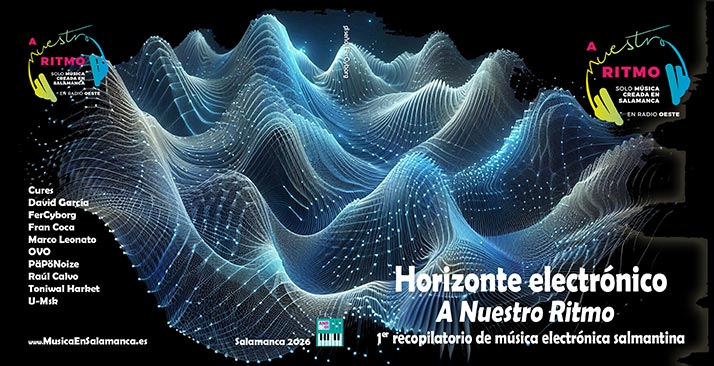 CD recopilatorio de m&uacute;sica electr&oacute;nica salmantina A Nuestro Ritmo