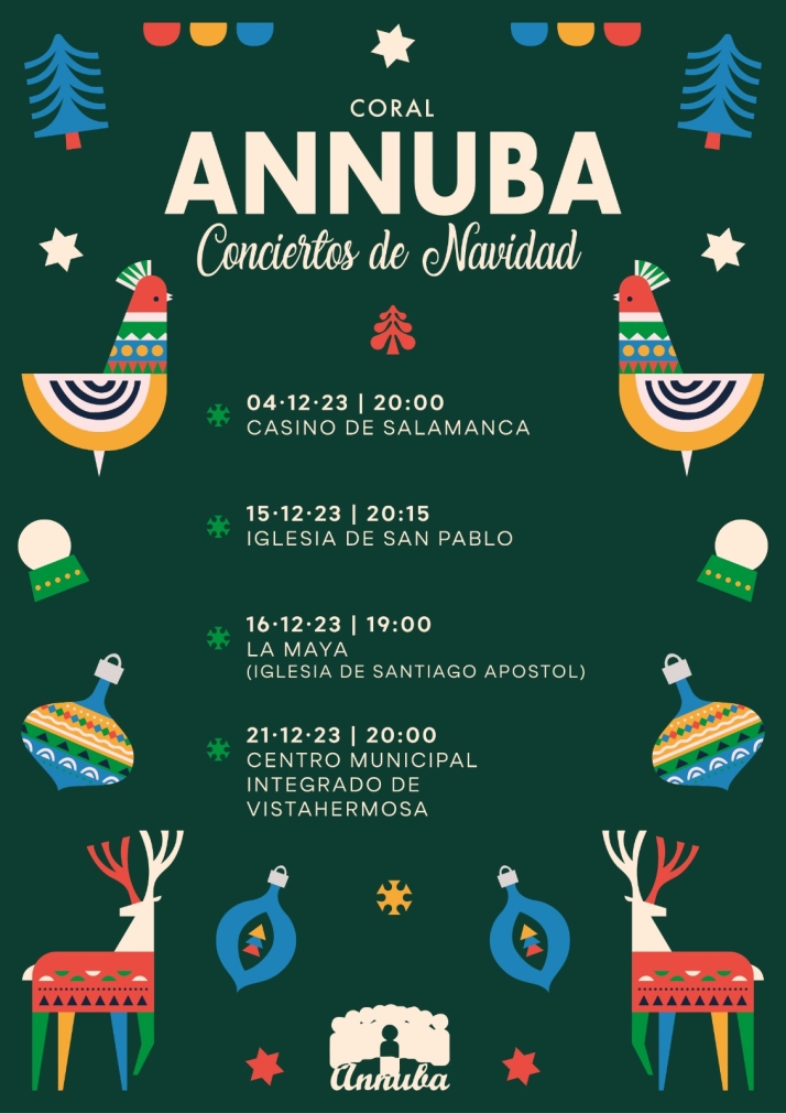 La Coral Annuba ofrecer&aacute; varios conciertos de Navidad | Imagen 1