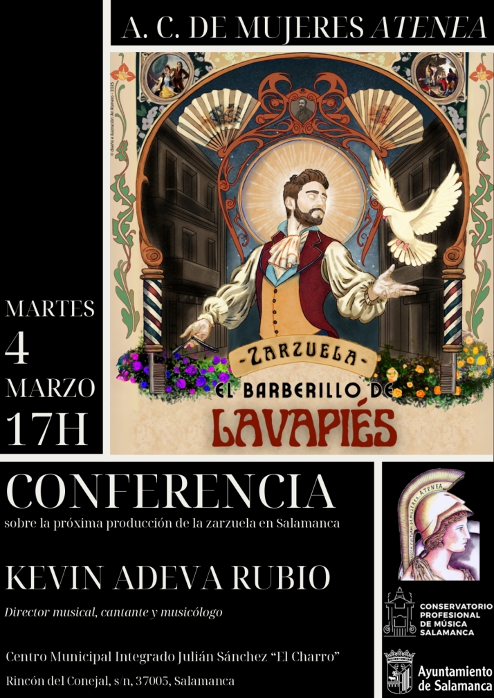 La Asociación de Mujeres Atenea organiza la conferencia 'Zarzuela-el Barberillo de Lavapiés' | Imagen 1