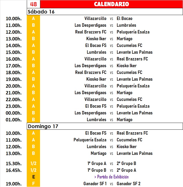 Diez equipos jugar&aacute;n el Torneo 48 Horas del III Columnas, que podr&iacute;a cambiar de sede por el incendio | Imagen 2