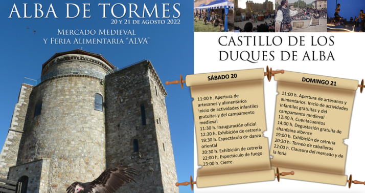 S&aacute;bado y domingo de Mercado Medieval y Feria Alimentaria &lsquo;Alva&rsquo; junto al Castillo de los Duques de Alba | Imagen 1