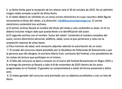 El Festival Bracamonte en Negro convoca sus concursos de relatos. Estas son las bases | Imagen 2