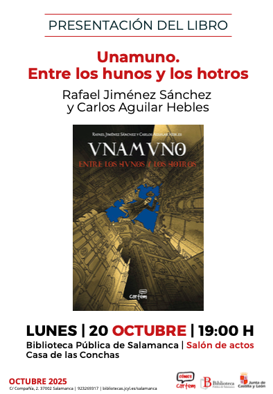 La Casa de las Conchas acoge la presentaci&oacute;n de la novela gr&aacute;fica sobre Unamuno | Imagen 1